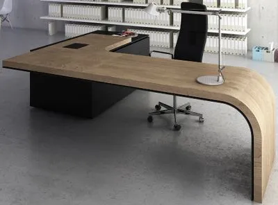 Luxe kantoormeubilair met zit-sta bureau