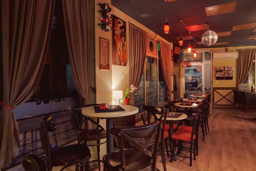 Inrichting cafe