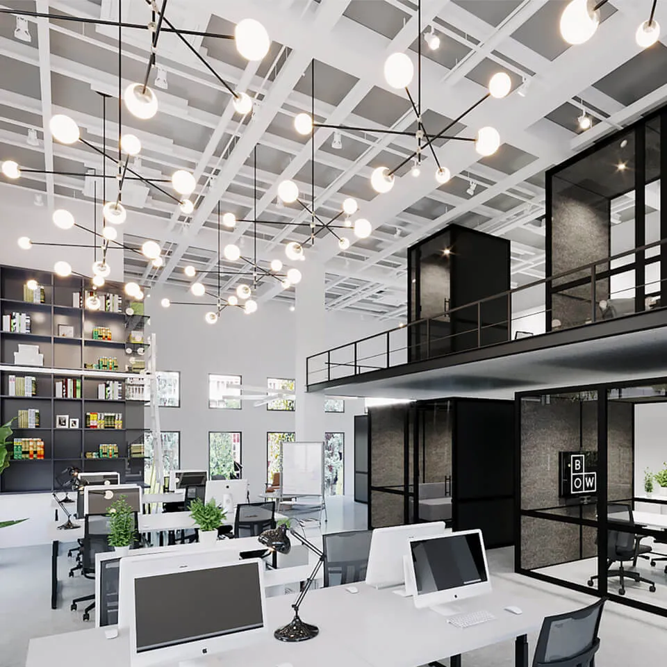 Planeka officiële dealer van Bow Fit Out voor modulaire kantoorunits