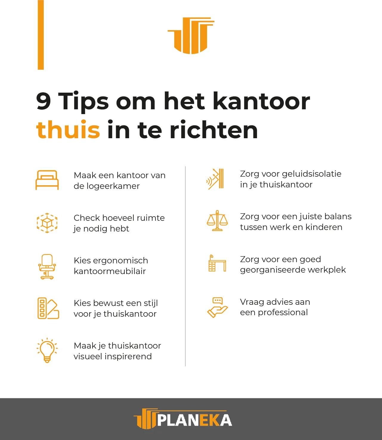 9 tips om thuis een kantoor in te richten