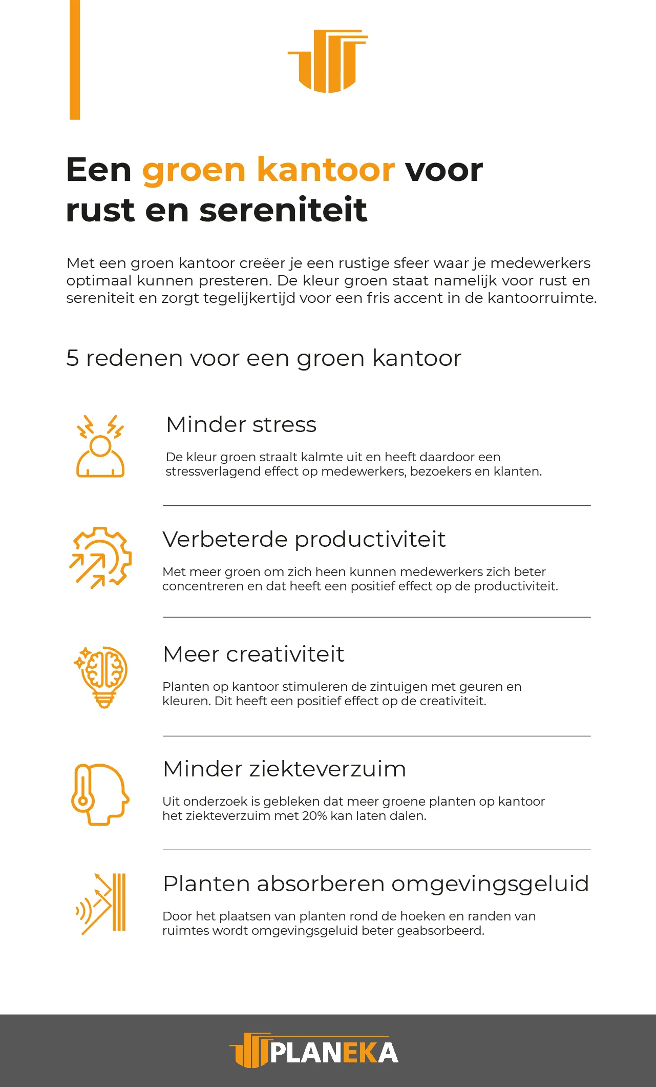 Groen Rekenaarkunde Een Groen Kantoor voor Rust en Sereniteit - Planeka