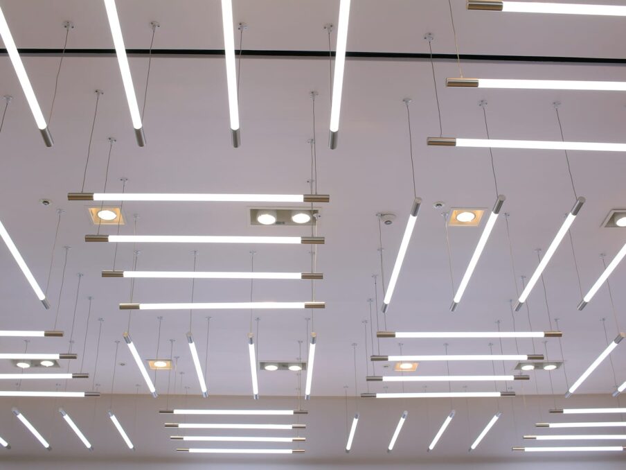 led verlichting op kantoor